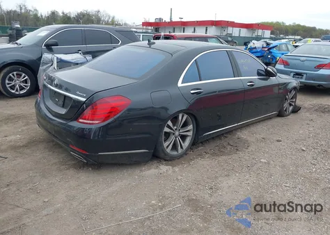 2016 Mercedes-Benz S 550 4Matic из США, поврежденный, VIN WDDUG8FB5GA239638